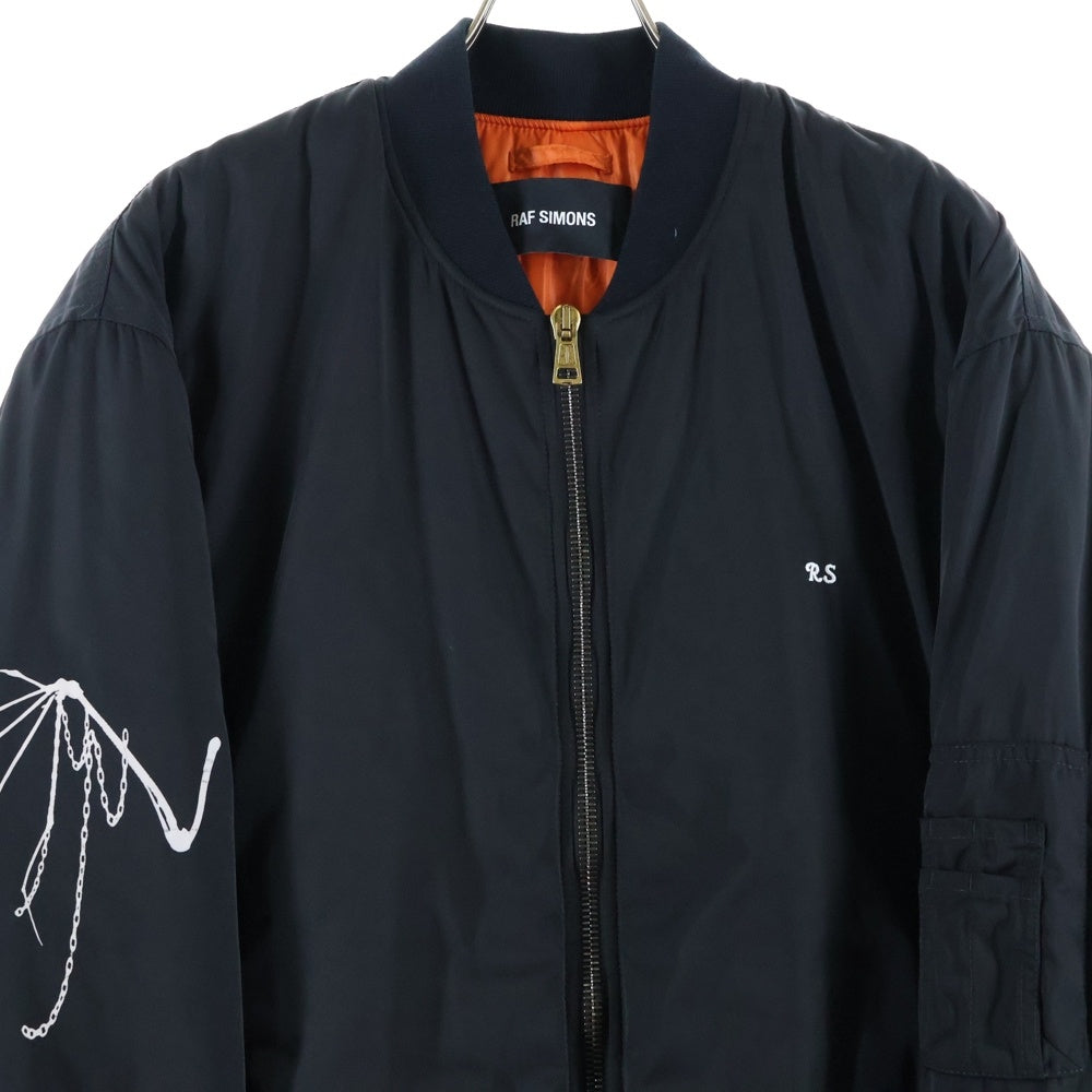 RAF SIMONS(ラフシモンズ) 21AW Spider Print MA-1 Bomber ボンバージャケット 212-M621B