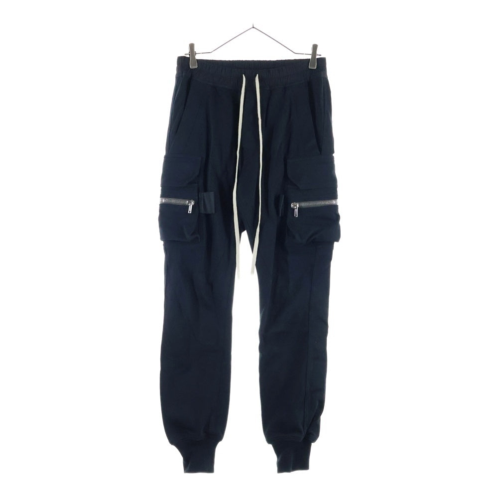 Rick Owens(リックオウエンス) 22SS MASTODON CARGO RU01B1396-BA マストドン カーゴ スウェット パンツ ブラック