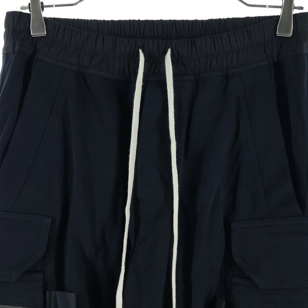 Rick Owens(リックオウエンス) 22SS MASTODON CARGO RU01B1396-BA マストドン カーゴ スウェット パンツ ブラック