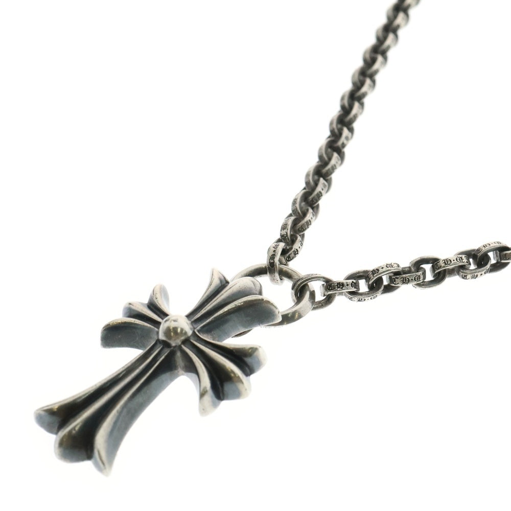 CHROME HEARTS(クロムハーツ) PPR CHN SML CH CRS ペーパーチェーンスモールCHクロス ネックレス シルバー 20inch
