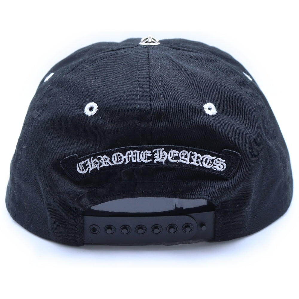 CHROME HEARTS(クロムハーツ) Gas Station Rock trucker Cap 5パネル ガスステーションクロスキャップ ブラック