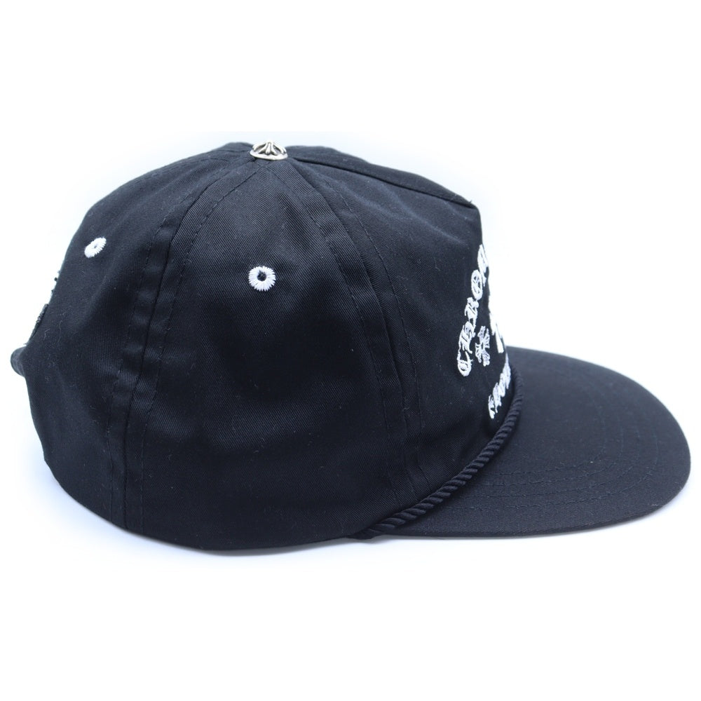 CHROME HEARTS(クロムハーツ) Gas Station Rock trucker Cap 5パネル ガスステーションクロスキャップ ブラック