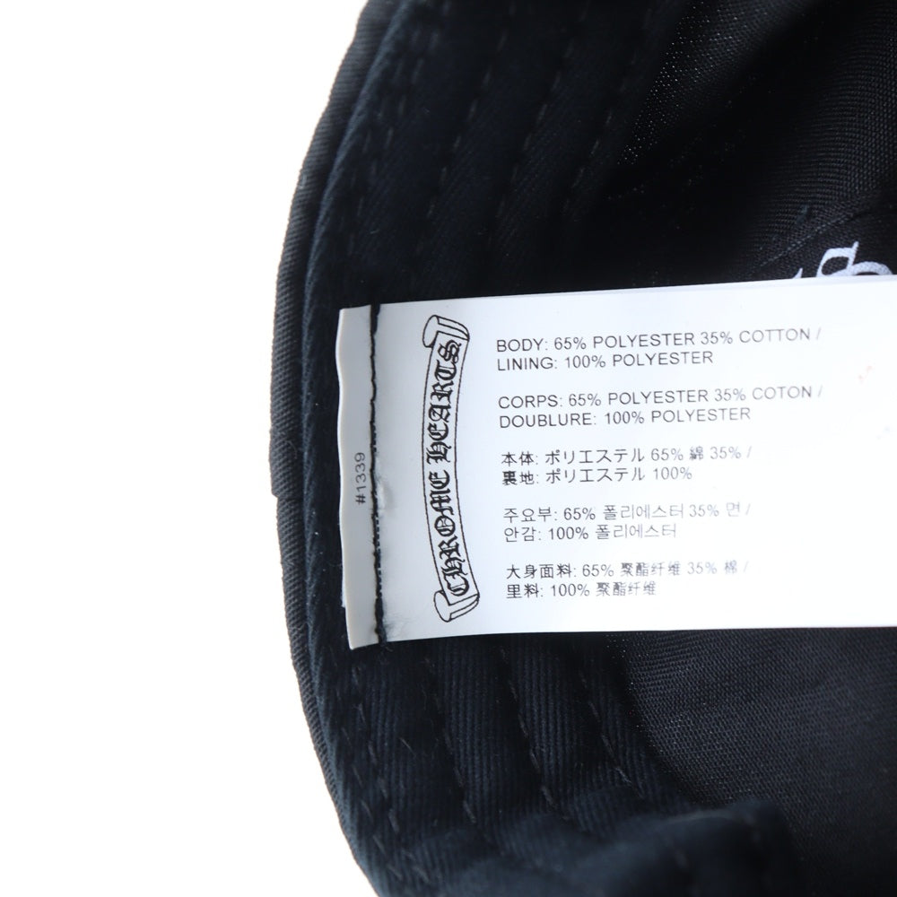 CHROME HEARTS(クロムハーツ) Gas Station Rock trucker Cap 5パネル ガスステーションクロスキャップ ブラック