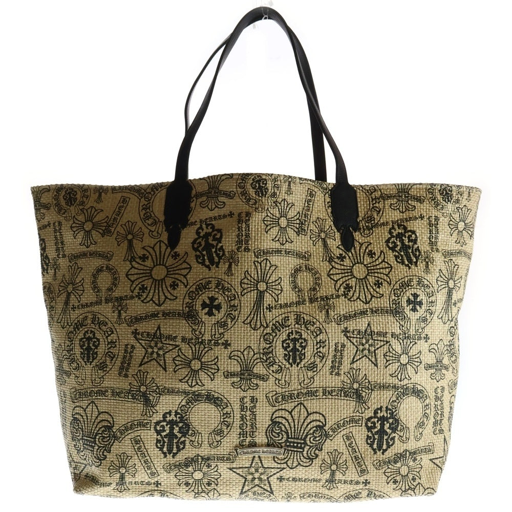 CHROME HEARTS(クロムハーツ) MULTILOGO LARGE BEACHES BAG マルチロゴ ラージビーチバッグ トートバッグ ベージュ