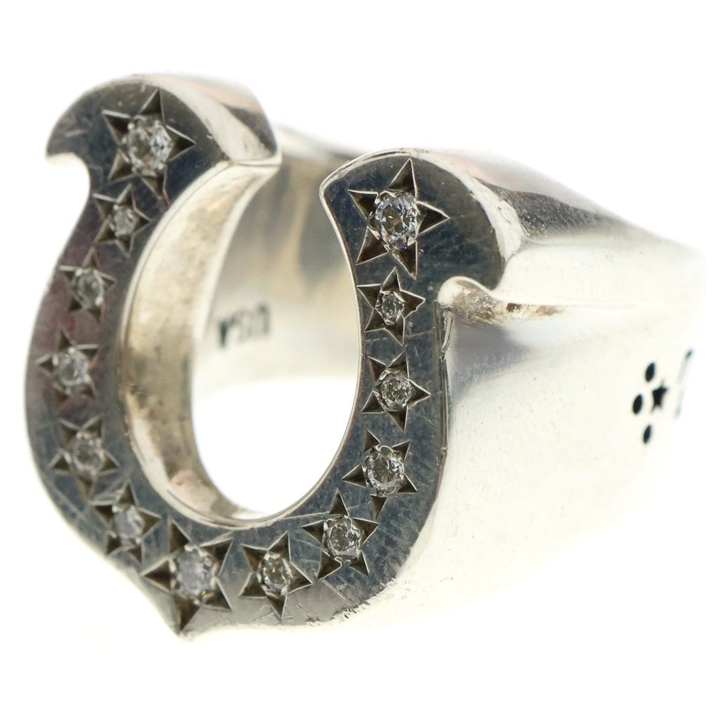 TENDERLOIN(テンダーロイン) T-H.S RING SILVER ホースシュー ダイヤリング シルバー 13号