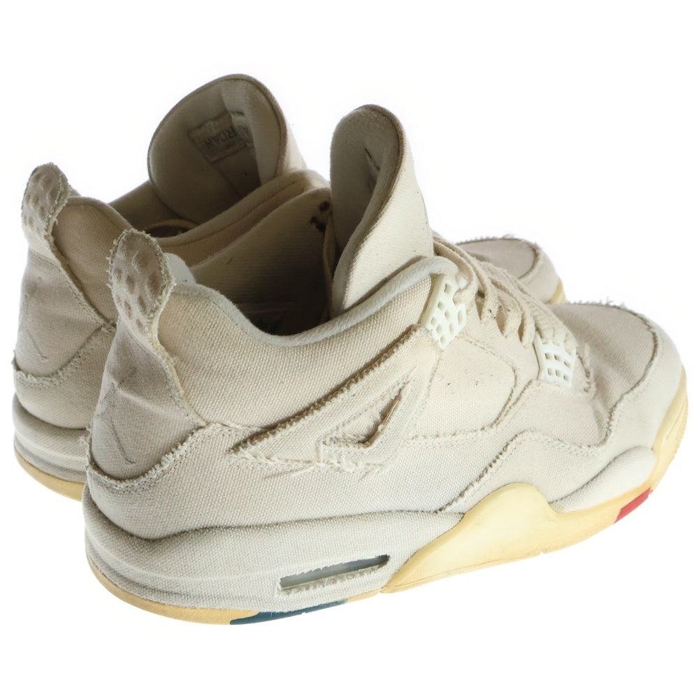 NIKE(ナイキ) WMNS AIR JORDAN 4 RETRO ウィメンズ エアジョーダン4 レトロ ハイカットスニーカー アイボリー DQ4909-100 US11.5/28.5cm