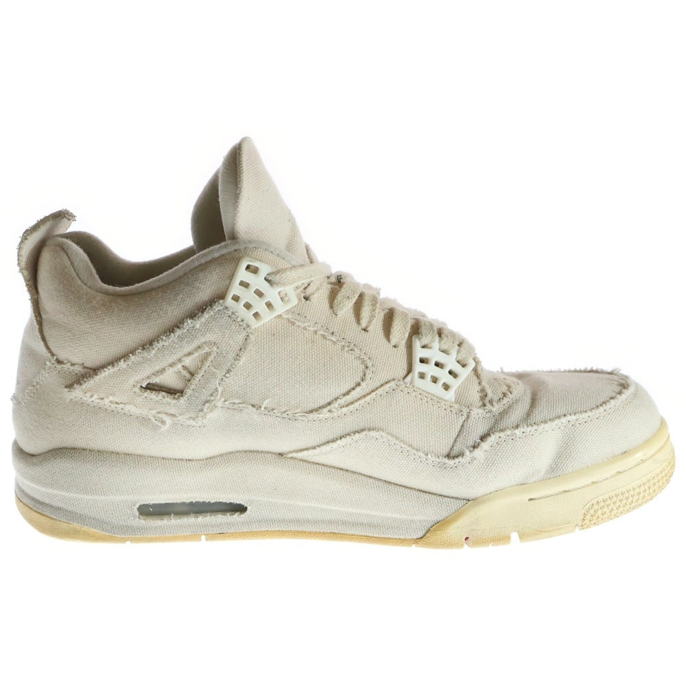NIKE(ナイキ) WMNS AIR JORDAN 4 RETRO ウィメンズ エアジョーダン4 レトロ ハイカットスニーカー アイボリー DQ4909-100 US11.5/28.5cm