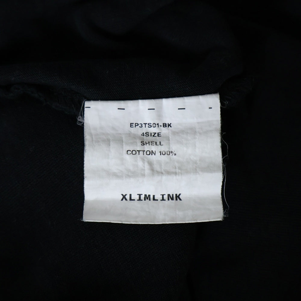 XLIM(エクスリム) EPISODE.3 EP3TS01-BK ロゴクルーネック半袖Tシャツ ブラック