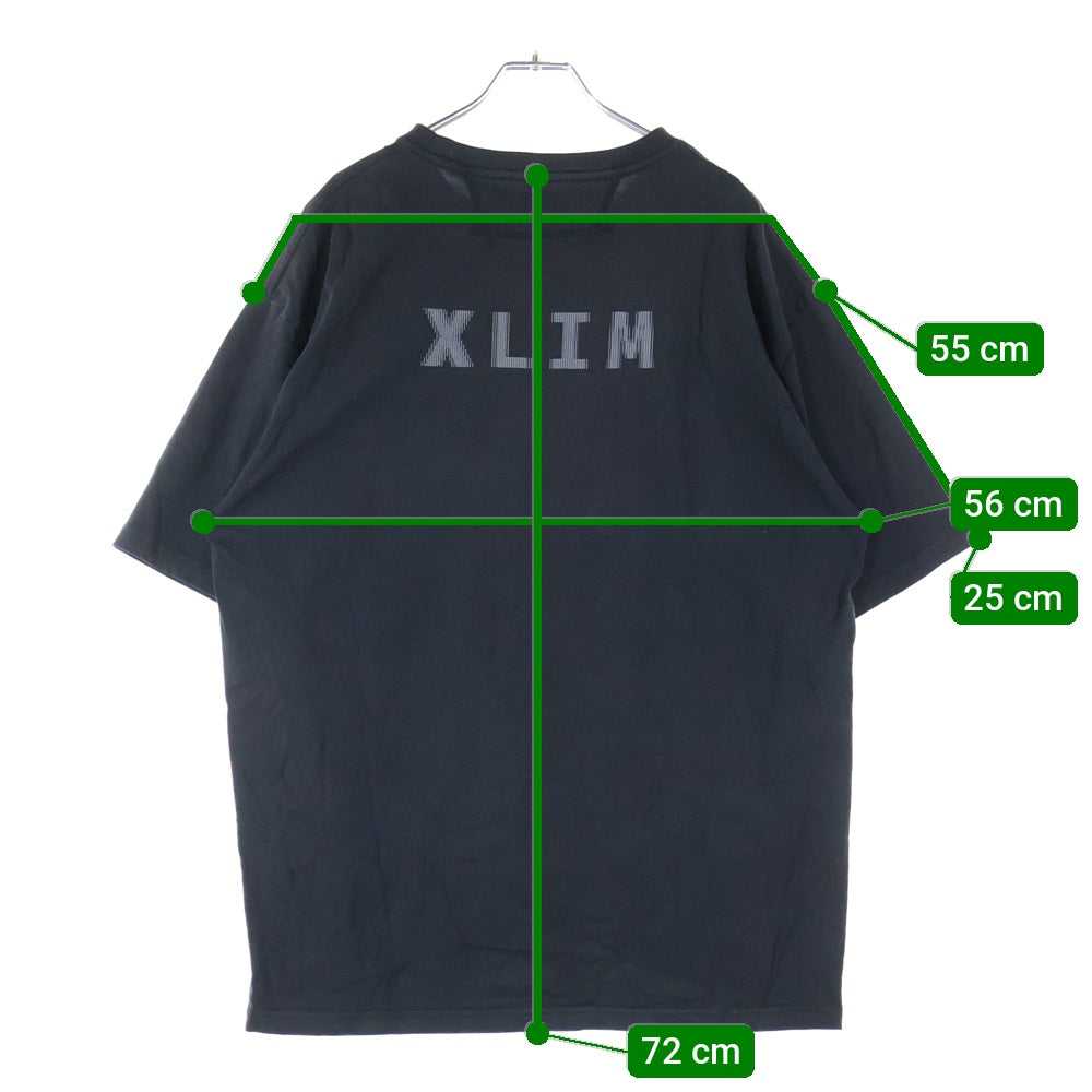 XLIM(エクスリム) EPISODE.3 EP3TS01-BK ロゴクルーネック半袖Tシャツ ブラック