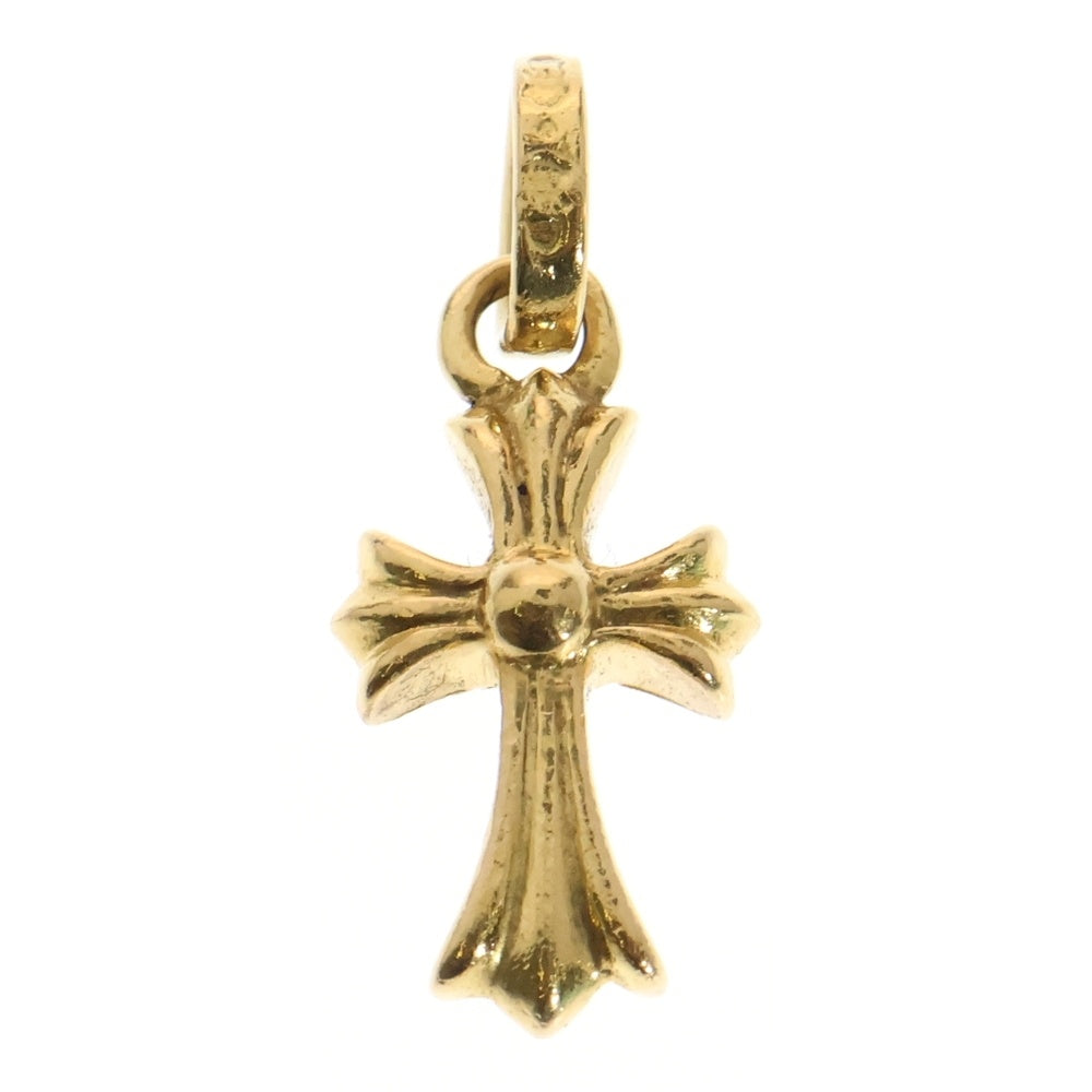 CHROME HEARTS(クロムハーツ) 22K CRS BBYFAT P/DIA ベイビーファットクロス PAVEダイヤ ペンダントトップ ゴールド BCA035