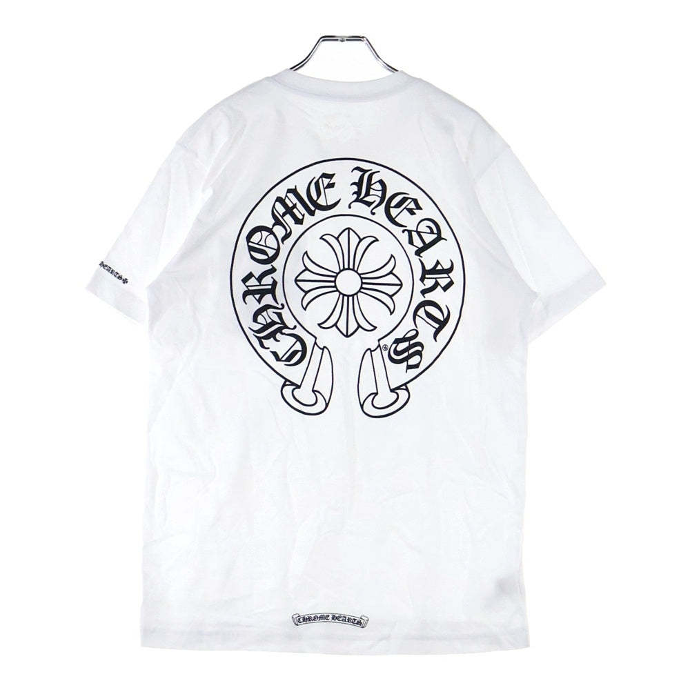 CHROME HEARTS(クロムハーツ) HORSESHOE S/S TEE ホースシュープリント 半袖Tシャツ カットソー ホワイト
