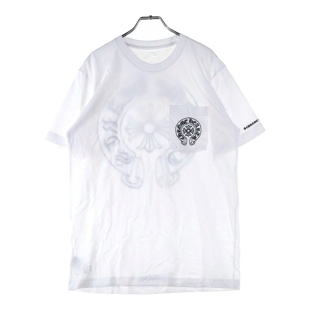 CHROME HEARTS(クロムハーツ) HORSESHOE S/S TEE ホースシュープリント 半袖Tシャツ カットソー ホワイト
