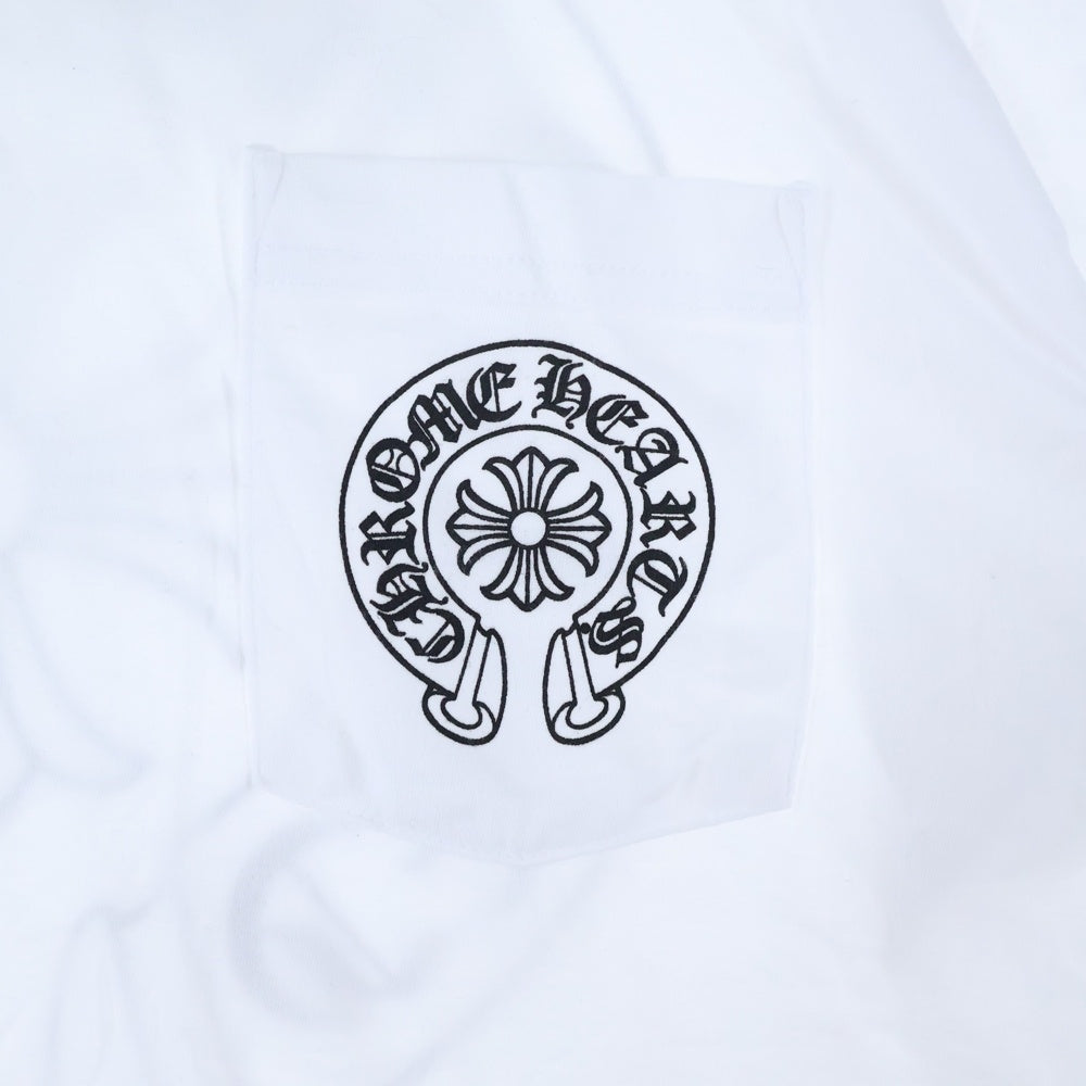 CHROME HEARTS(クロムハーツ) HORSESHOE S/S TEE ホースシュープリント 半袖Tシャツ カットソー ホワイト