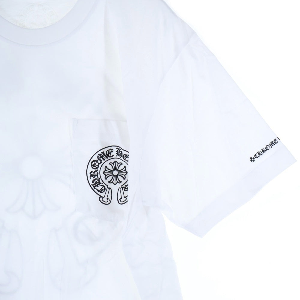 CHROME HEARTS(クロムハーツ) HORSESHOE S/S TEE ホースシュープリント 半袖Tシャツ カットソー ホワイト