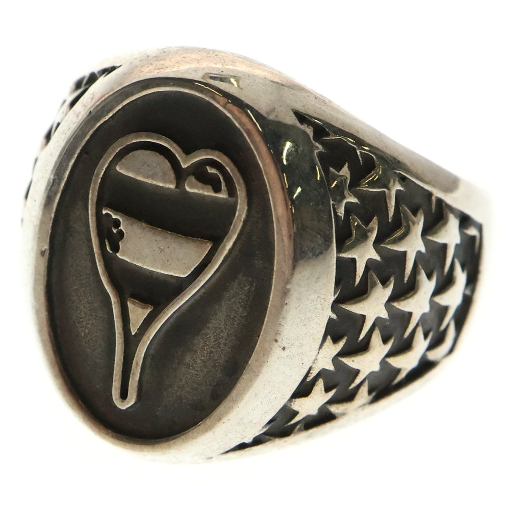 CHROME HEARTS(クロムハーツ) PPO CAMEO STRIPED HEART カメオ シルバーリング