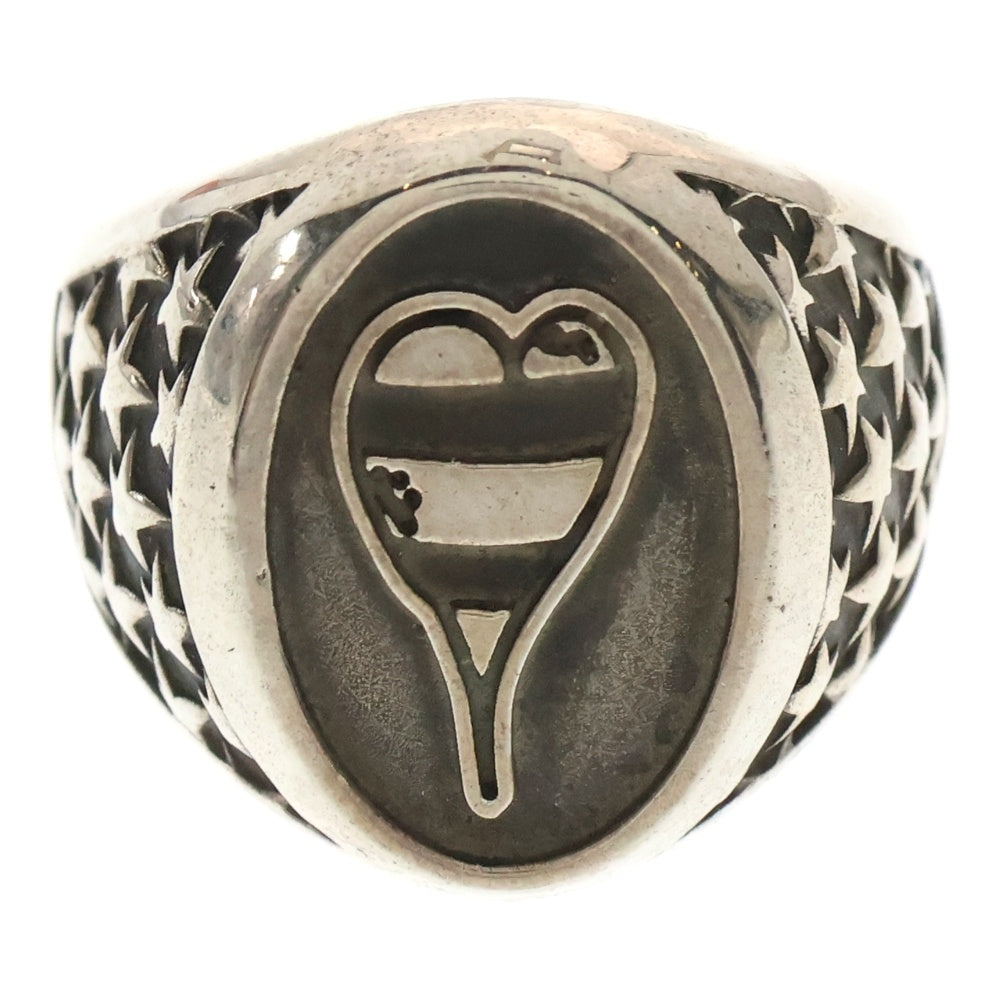 CHROME HEARTS(クロムハーツ) PPO CAMEO STRIPED HEART カメオ シルバーリング