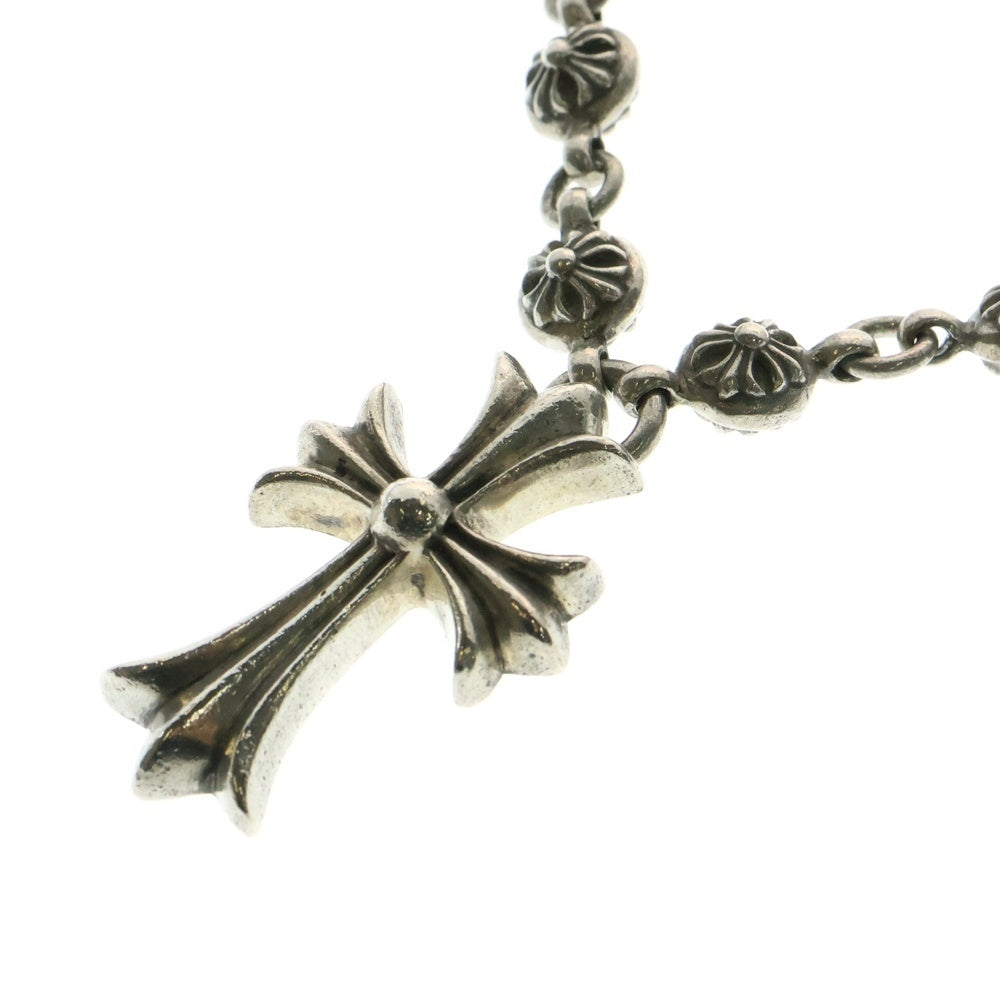 CHROME HEARTS(クロムハーツ) #1 CRSBL CHN SML CH CRS クロスボールチェーン スモールCHクロス ネックレス シルバー BCA193