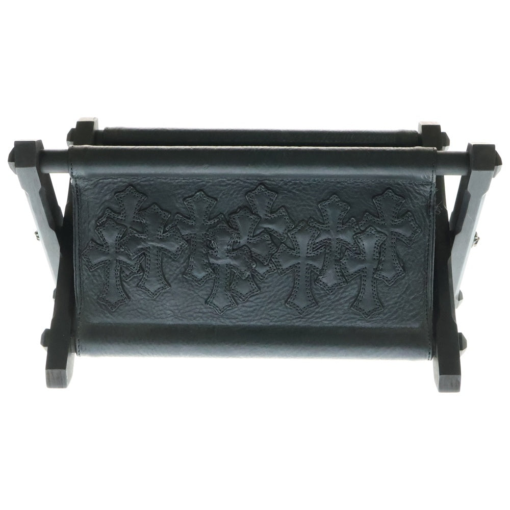 CHROME HEARTS(クロムハーツ) REMOTE CONTROLLER RACK リモコンラック セメタリーパッチエボニーレッグレザーリモコンラック ブラック