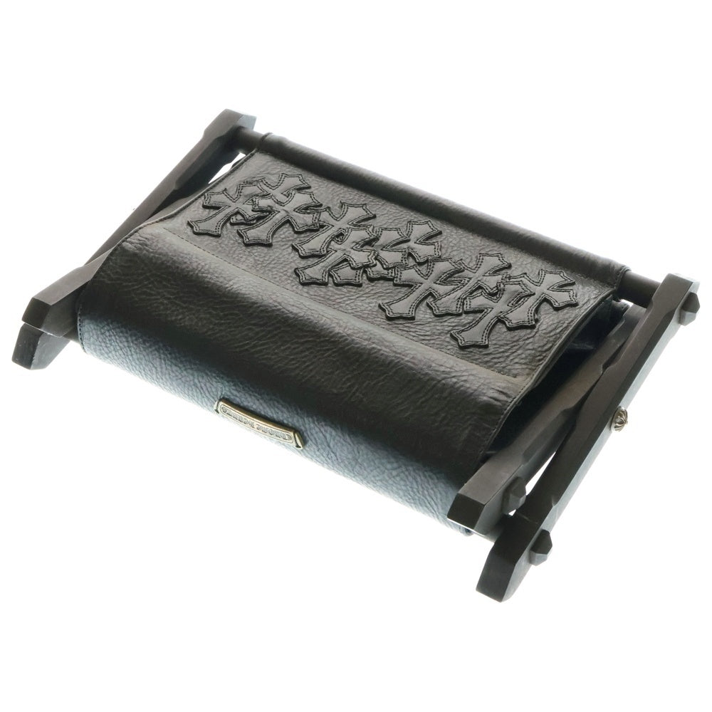 CHROME HEARTS(クロムハーツ) REMOTE CONTROLLER RACK リモコンラック セメタリーパッチエボニーレッグレザーリモコンラック ブラック