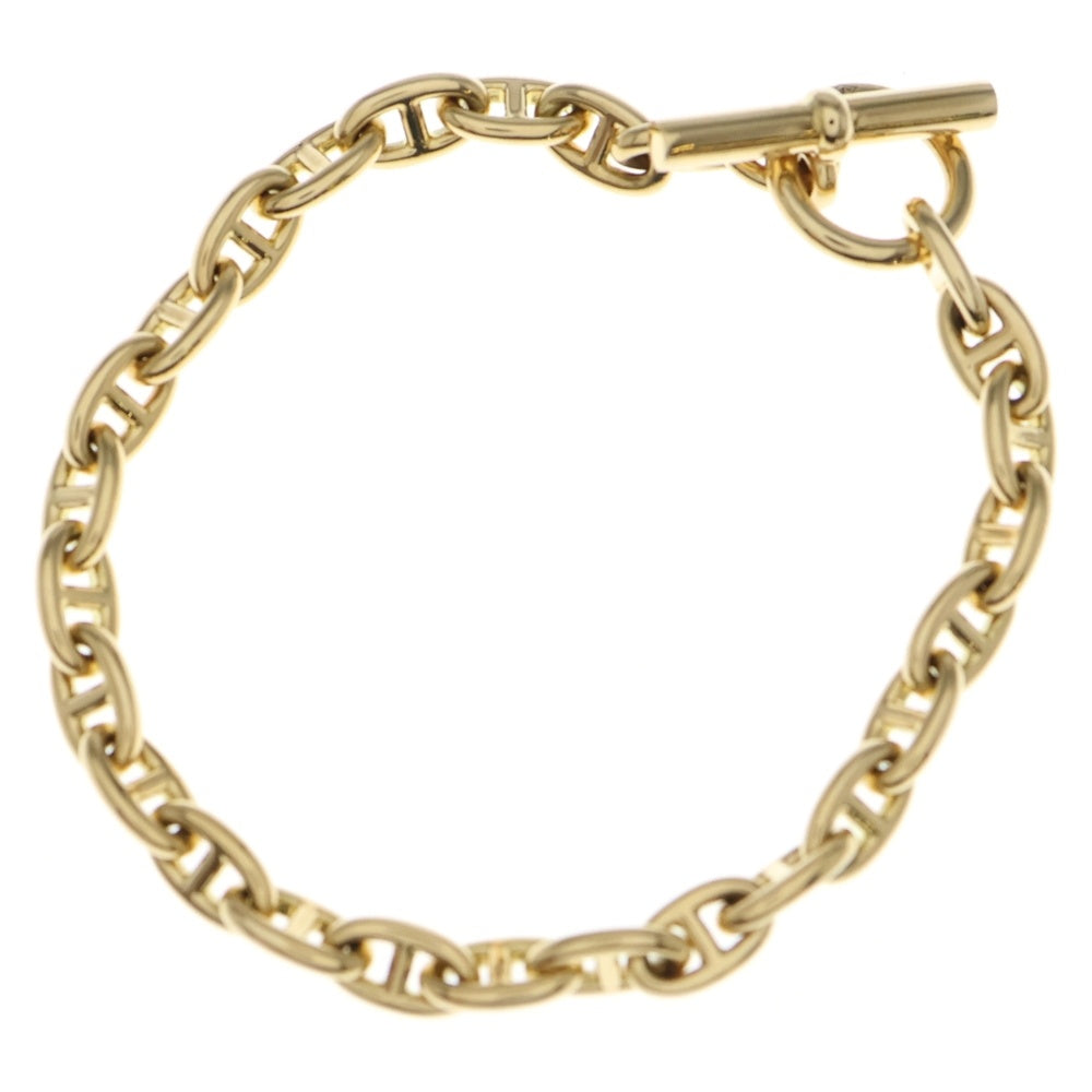 HERMES(エルメス) K18YG Chaine d'Ancre TPM シェーヌダンクルTPMブレスレット イエローゴールド