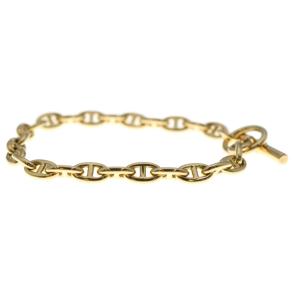 HERMES(エルメス) K18YG Chaine d'Ancre TPM シェーヌダンクルTPMブレスレット イエローゴールド