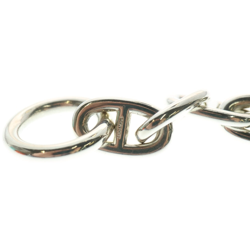 HERMES(エルメス) Chaine d'Ancre TGM シェーヌダンクル 9コマ チェーンブレスレット シルバー