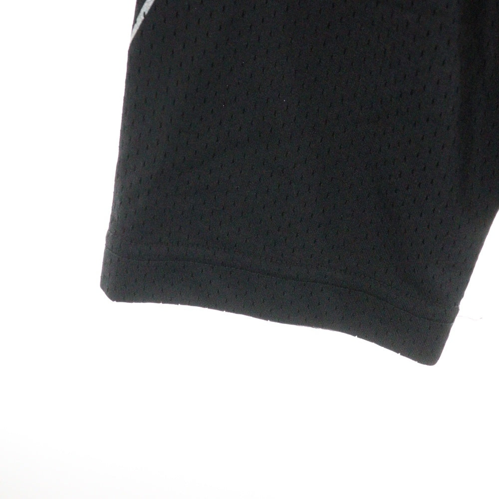 CHROME HEARTS(クロムハーツ) MESH WARM UP JERSEY メッシュ バーシティー ジャージー CHプリントメッシュ 長袖Tシャツカットソー ブラック