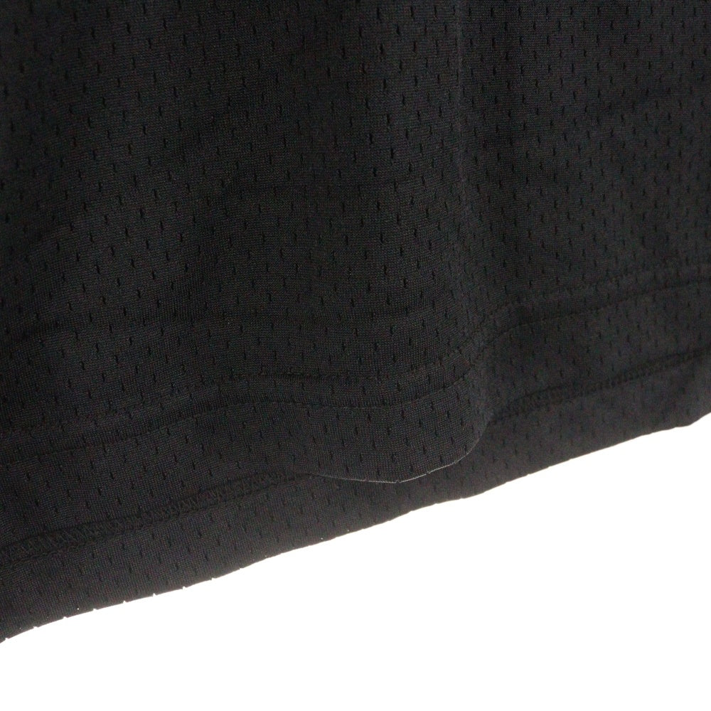 CHROME HEARTS(クロムハーツ) MESH WARM UP JERSEY メッシュ バーシティー ジャージー CHプリントメッシュ 長袖Tシャツカットソー ブラック
