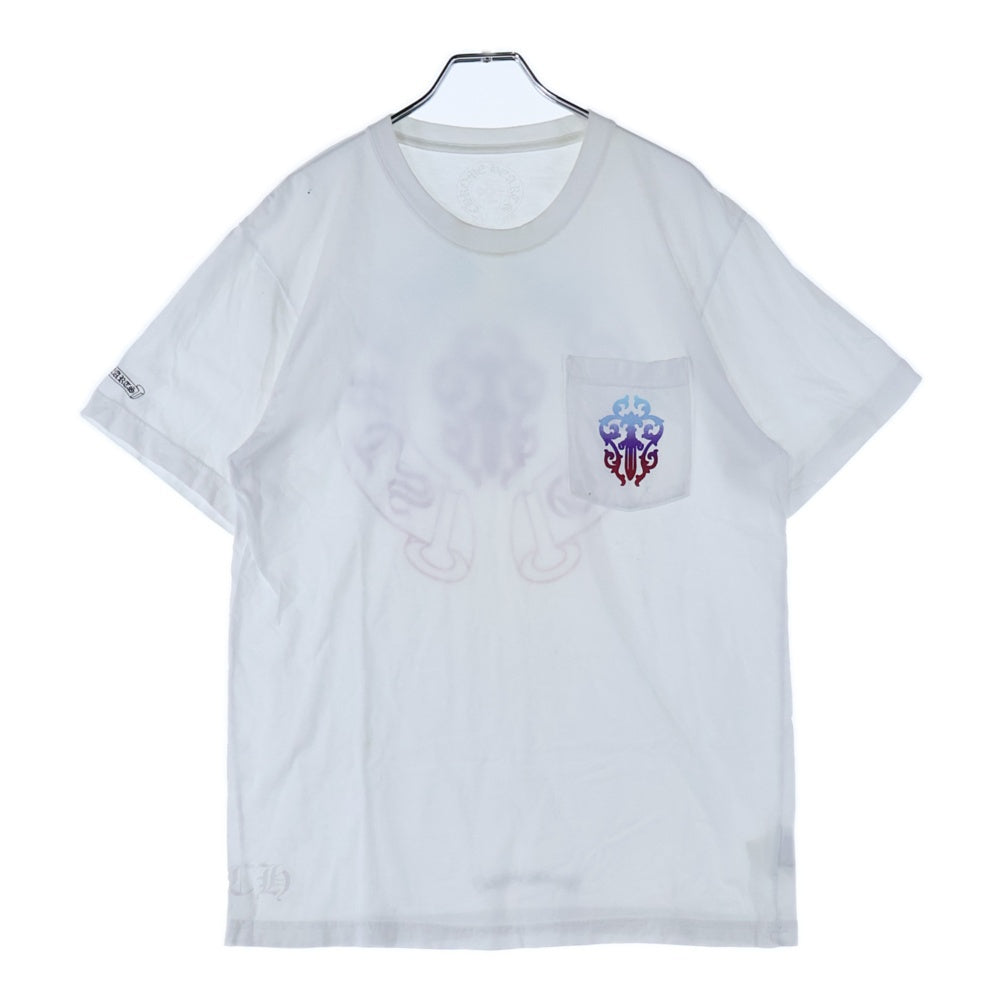 CHROME HEARTS(クロムハーツ) VINE DAGGER ヴァインダガープリント クルーネック 半袖Tシャツ ホワイト