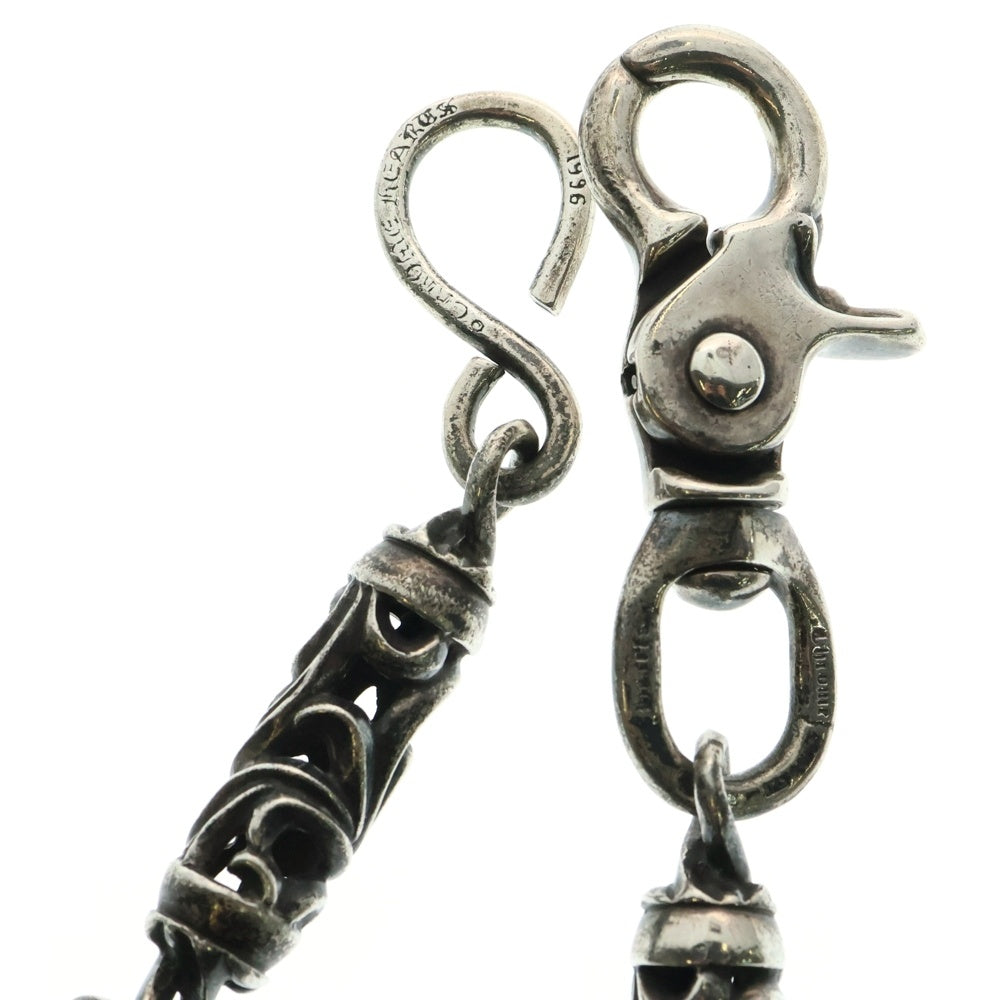 CHROME HEARTS(クロムハーツ) ROLLER SHORT-S 1クリップ6LINKショートローラー オールド ウォレットチェーン シルバー