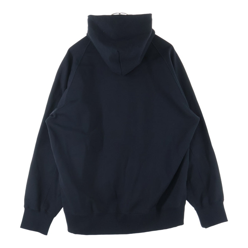 Sacai(サカイ) 24SS SWEAT JERSEY HOODIE SCM-069 ダブルジッパー スウェットジップアップパーカー フーディー ブラック