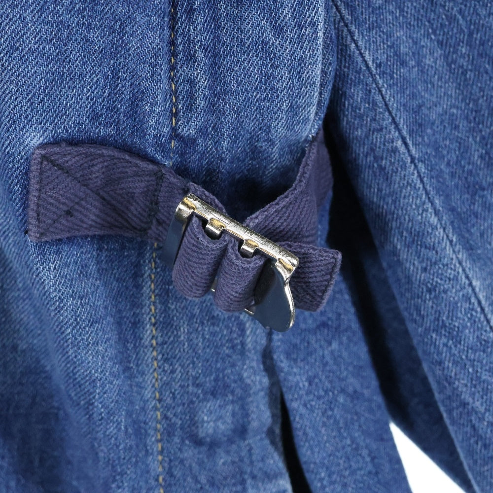 Sacai(サカイ) 23SS Denim Nylon Coat 23-02998M デニム ナイロン切替ロングコート ブルー
