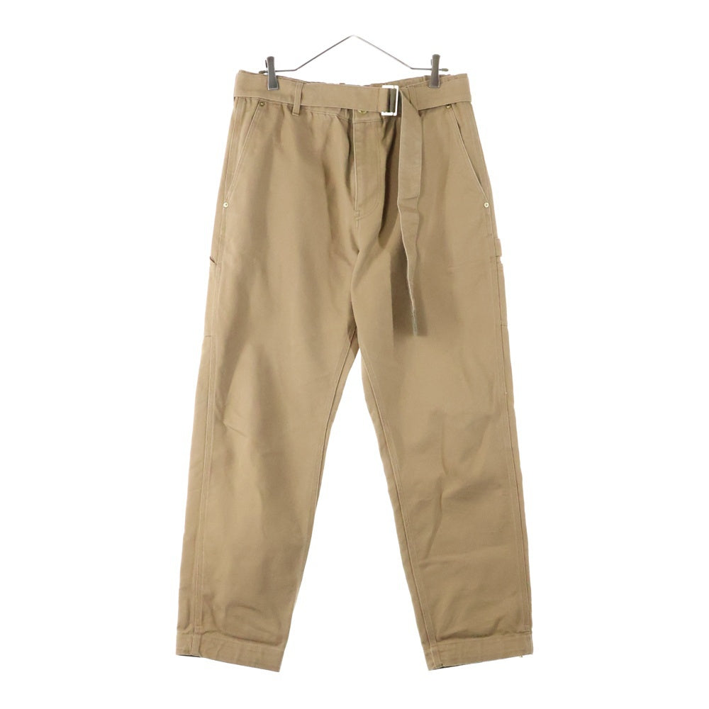 Sacai(サカイ) 23AW ×Carhartt WIP Canvas Pants カーハート キャンバスペインターパンツ ブラウン 23-0555S