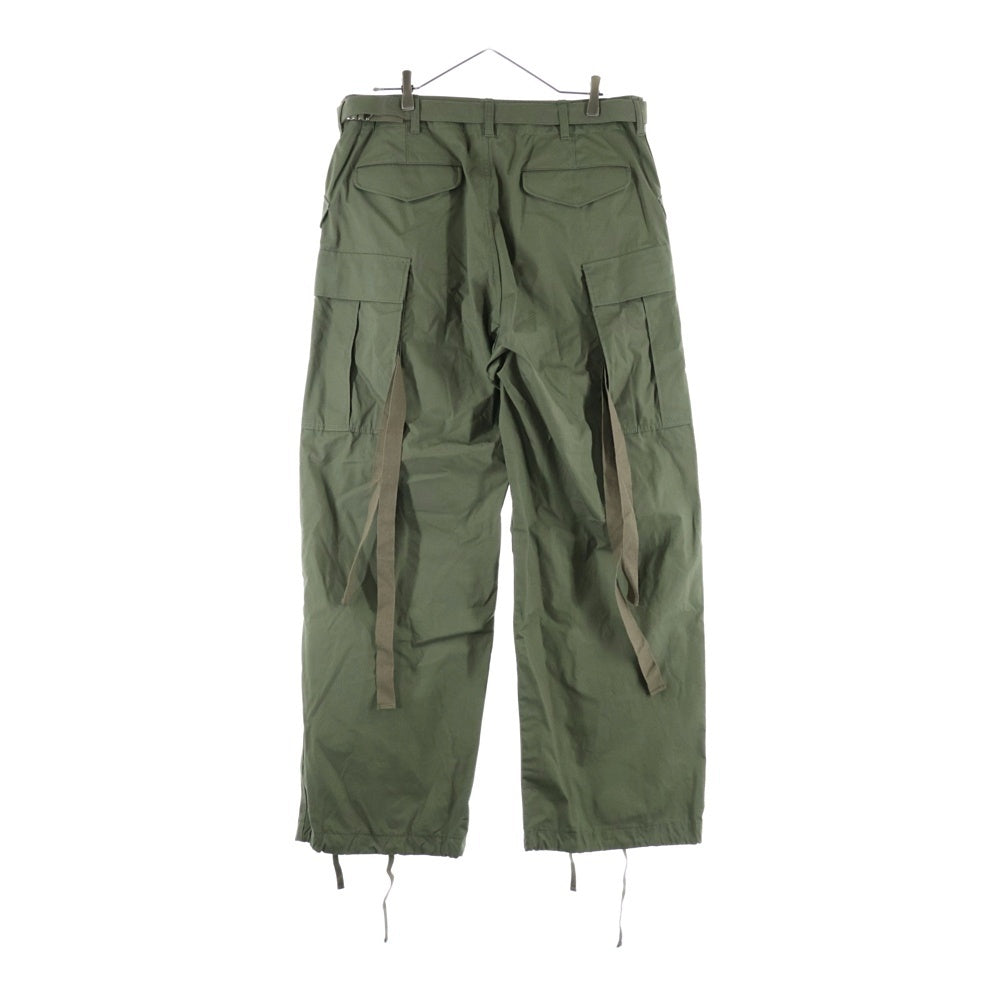 Sacai(サカイ) Classic Belted Cargo Pants SCM-247 ベルテッド クラシックカーゴパンツ カーキ