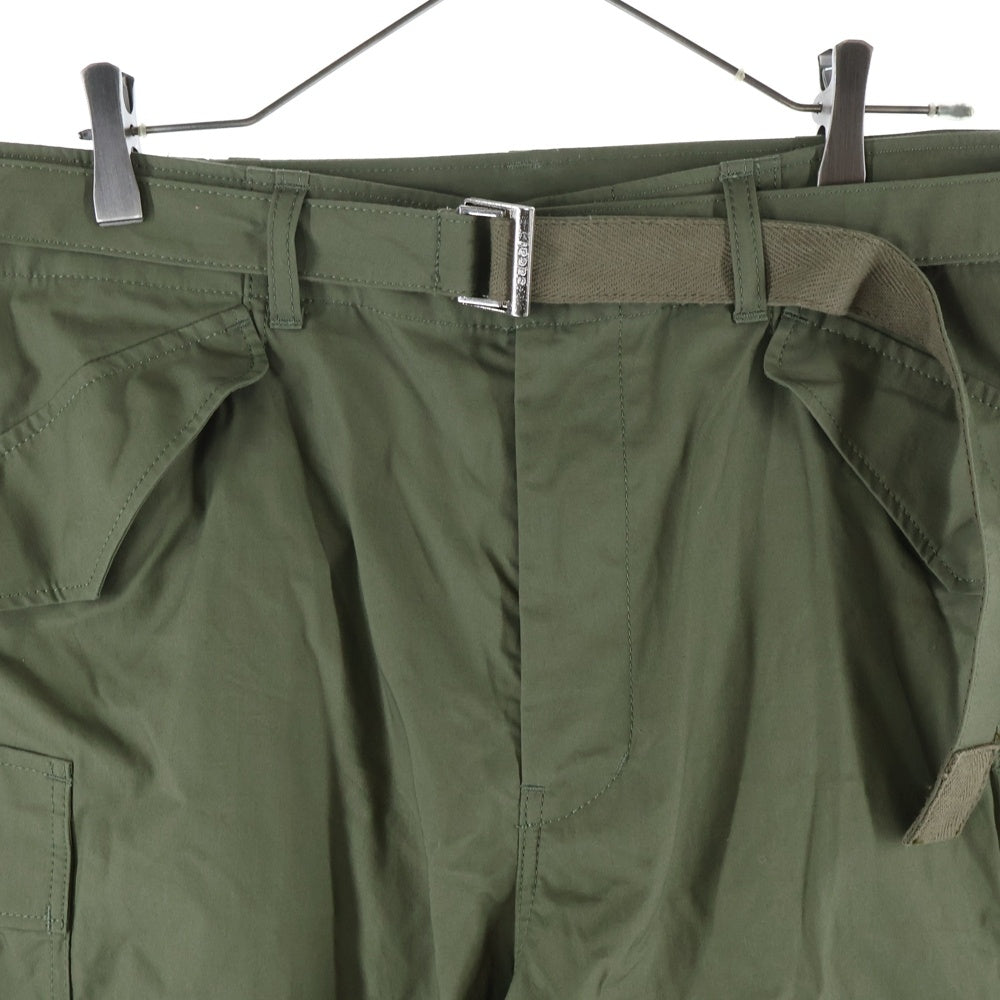 Sacai(サカイ) Classic Belted Cargo Pants SCM-247 ベルテッド クラシックカーゴパンツ カーキ