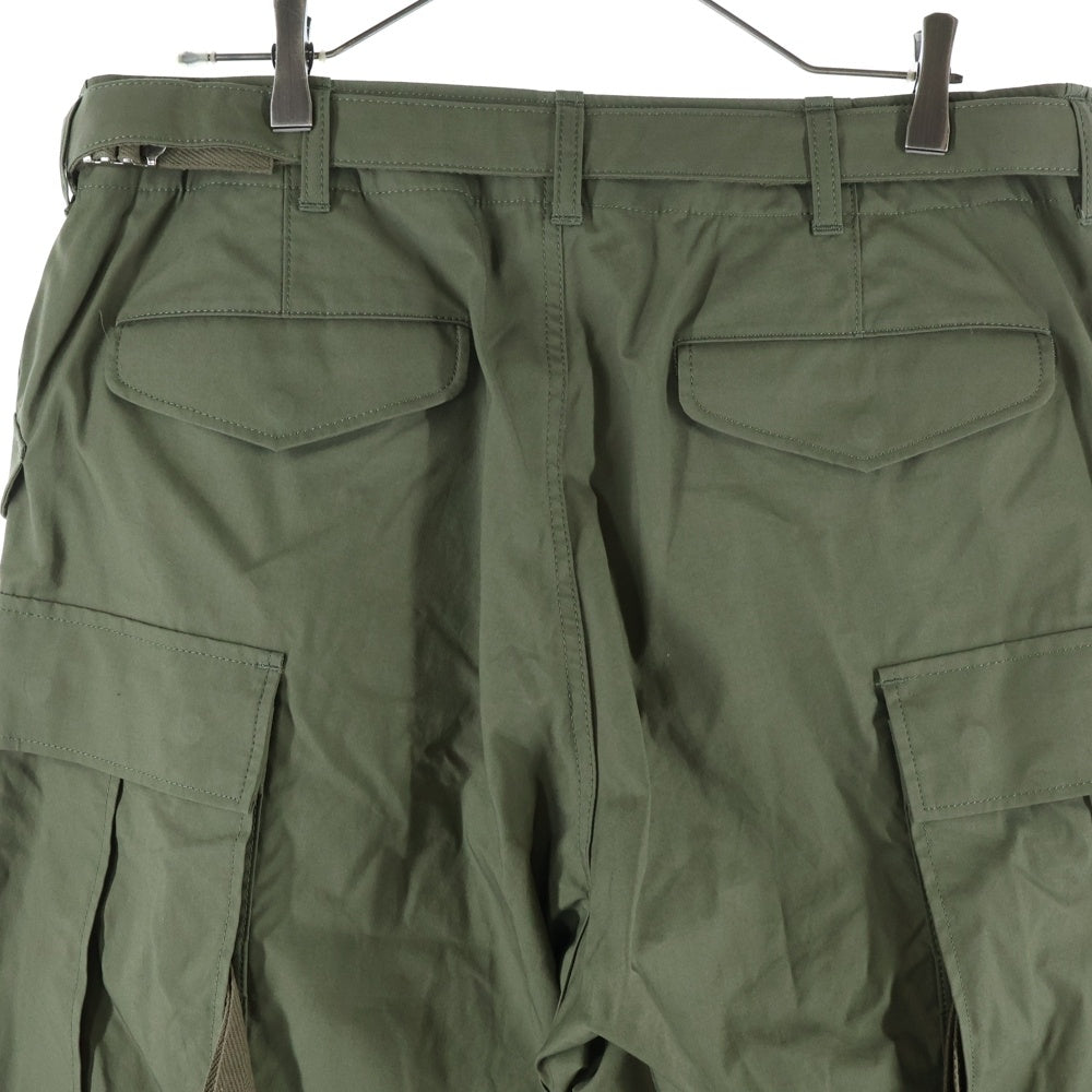 Sacai(サカイ) Classic Belted Cargo Pants SCM-247 ベルテッド クラシックカーゴパンツ カーキ