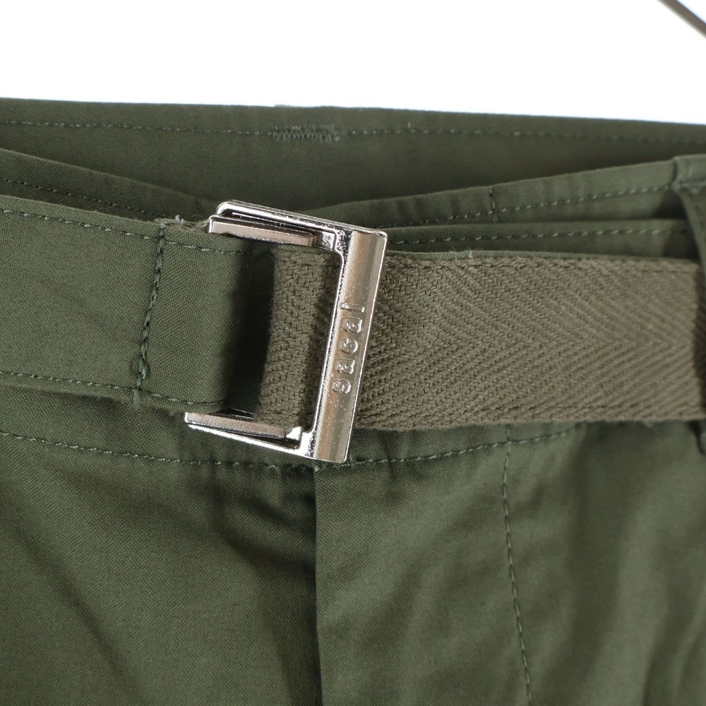Sacai(サカイ) Classic Belted Cargo Pants SCM-247 ベルテッド クラシックカーゴパンツ カーキ