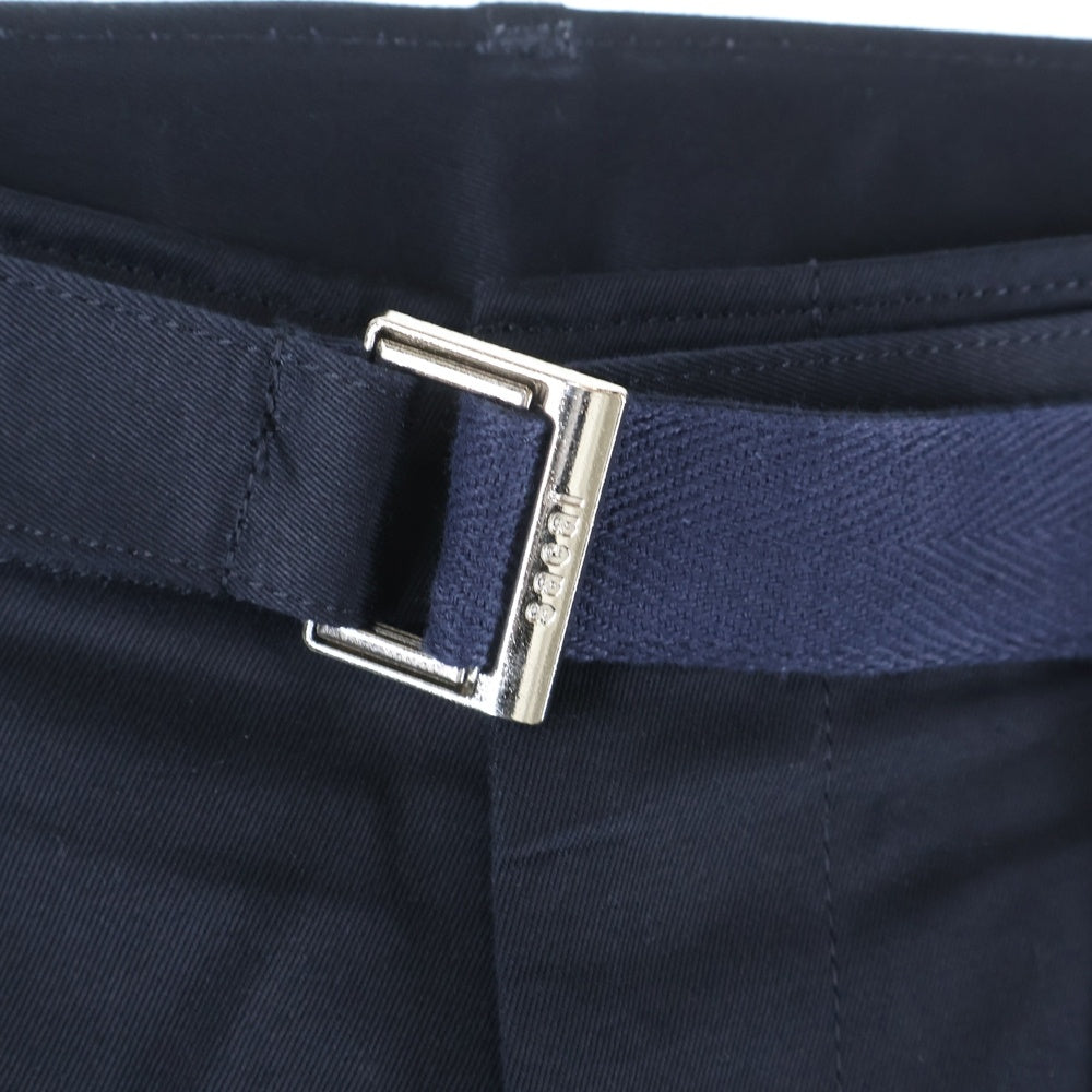 Sacai(サカイ) 25SS Cotton Chino Pants 25-03604M ベルテッド コットンチノパンツ ダークネイビー