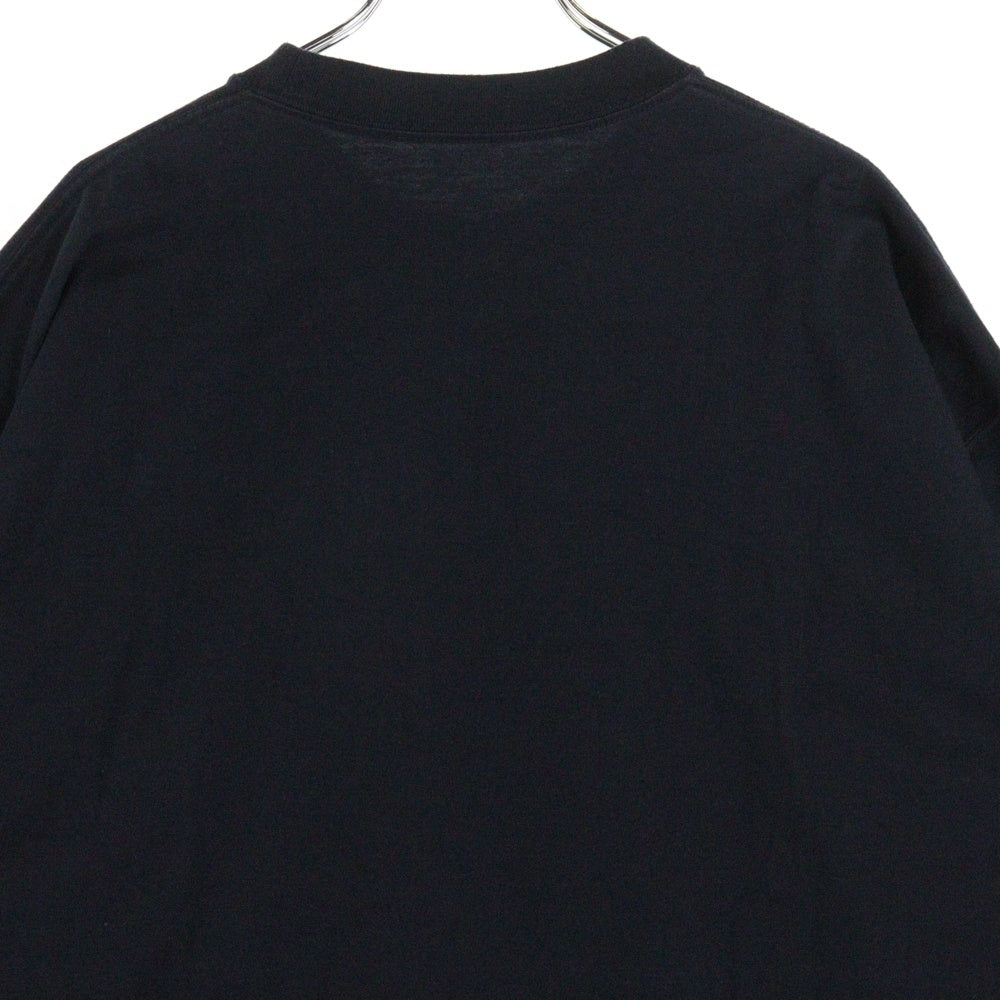 ENNOY(エンノイ) Electric Logo EMB T-Shirt SS24BRENCT01NTL エレクトリックロゴ エンブロイダリー半袖Tシャツ