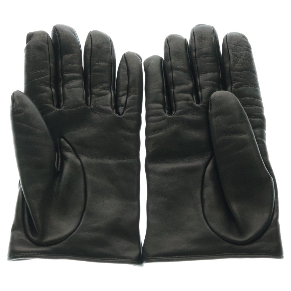 CHROME HEARTS(クロムハーツ) DGR ZIP GROVE ダガージップ レザーグローブ ブラック