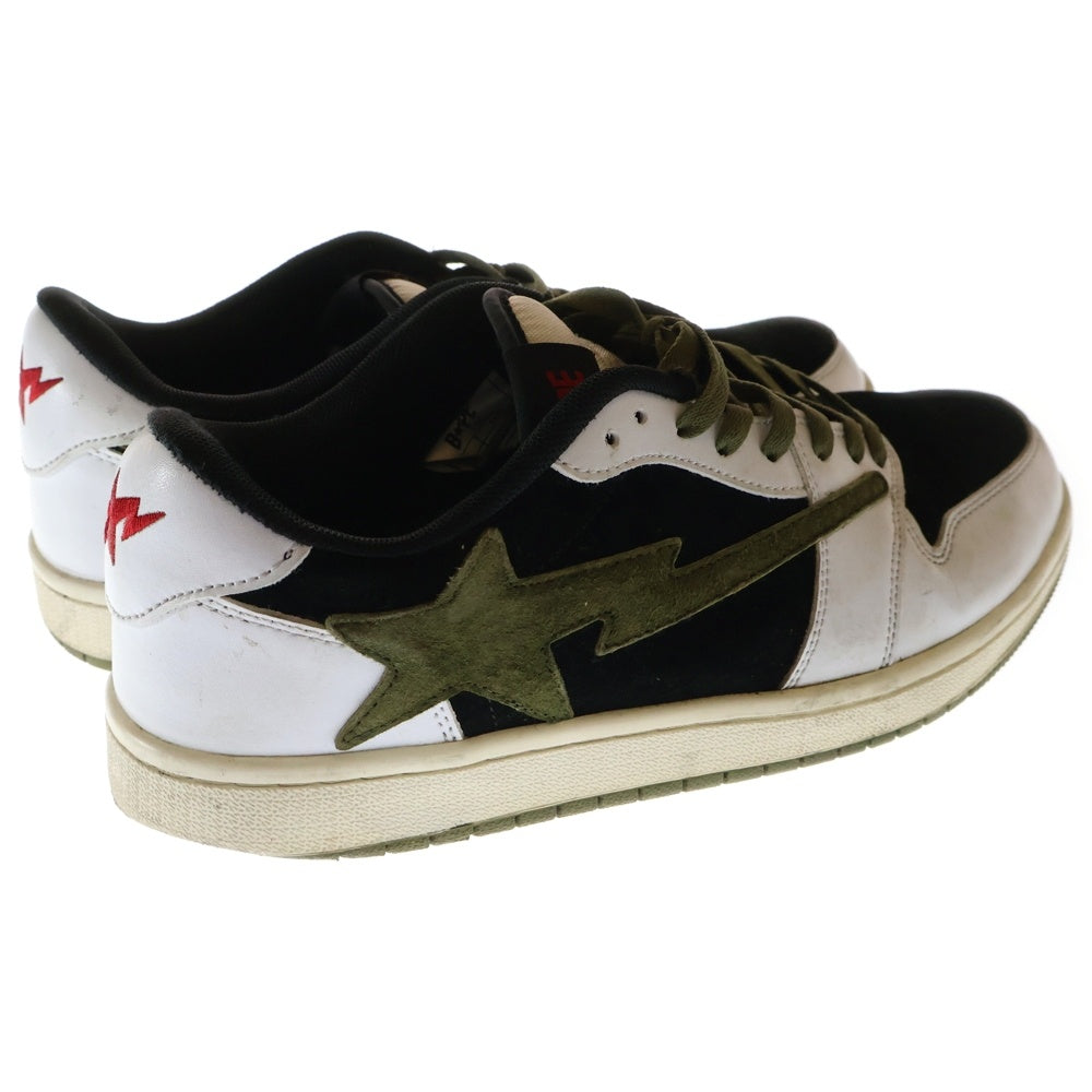A BATHING APE(アベイシングエイプ) Indigo Studios LA BAPE STA OLIVES ベイプスタ ローカットスニーカー オリーブ US10/28cm
