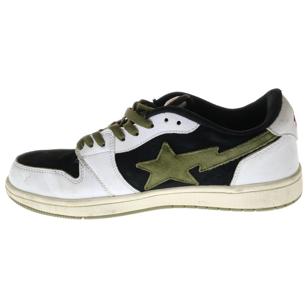 A BATHING APE(アベイシングエイプ) Indigo Studios LA BAPE STA OLIVES ベイプスタ ローカットスニーカー オリーブ US10/28cm