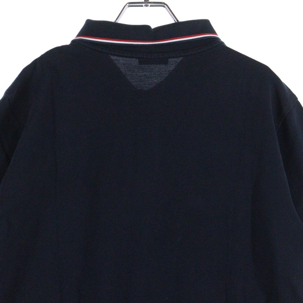 MONCLER(モンクレール) ロゴワッペン 半袖ポロシャツ ダークネイビー F10918A70300