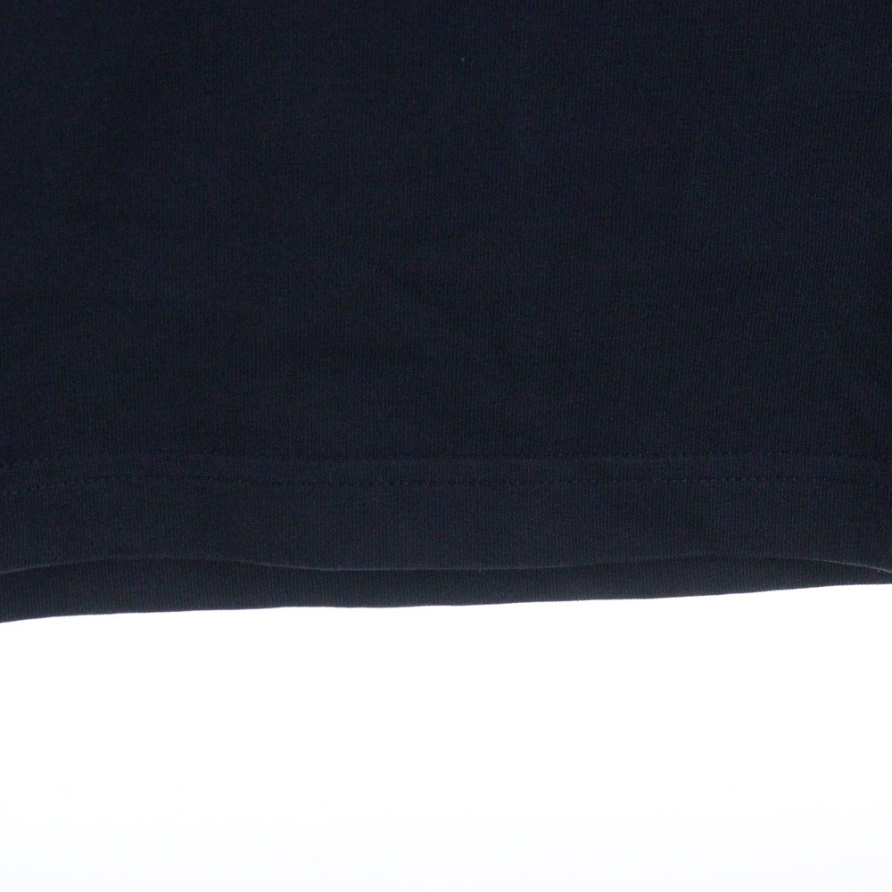 MONCLER(モンクレール) 23SS フロッキーカレッジロゴ 半袖クルーネックTシャツ ネイビー I20918C00022