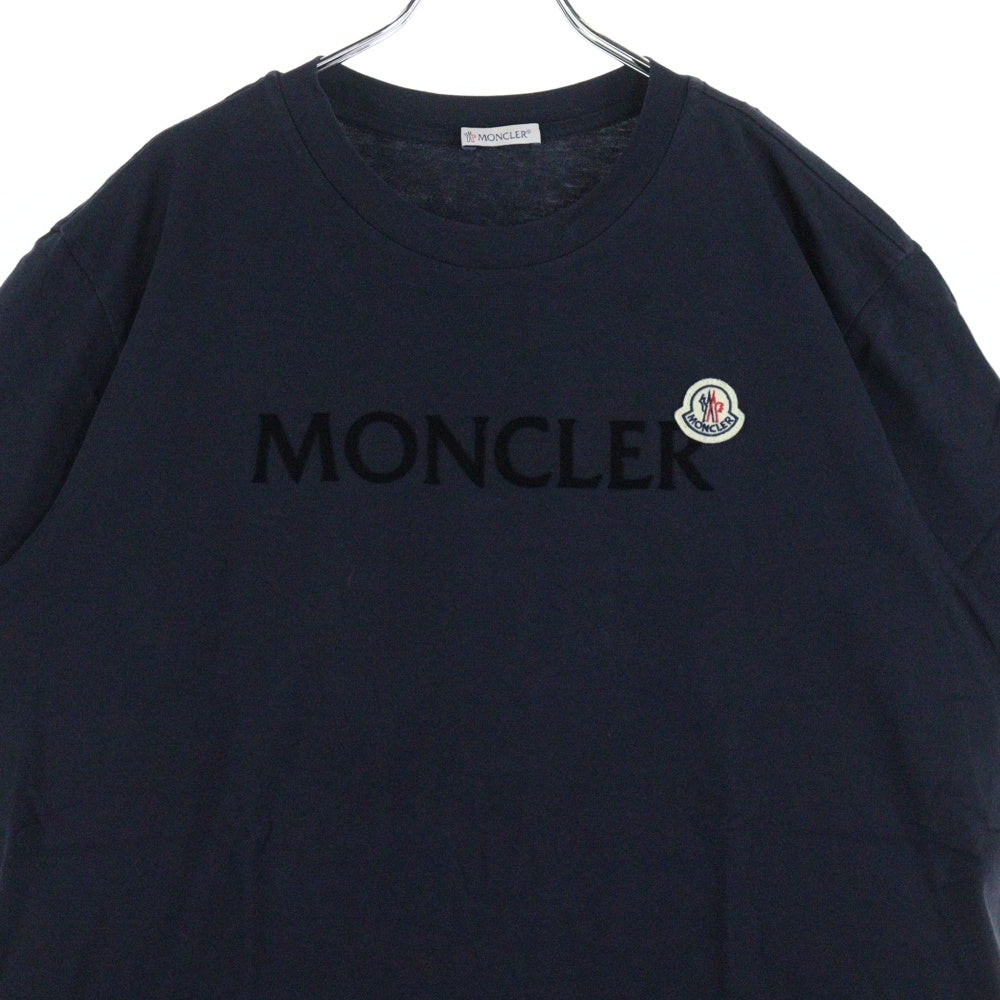 MONCLER(モンクレール) LOGO TEE ロゴ 半袖クルーネックTシャツ ネイビー I20918C00047