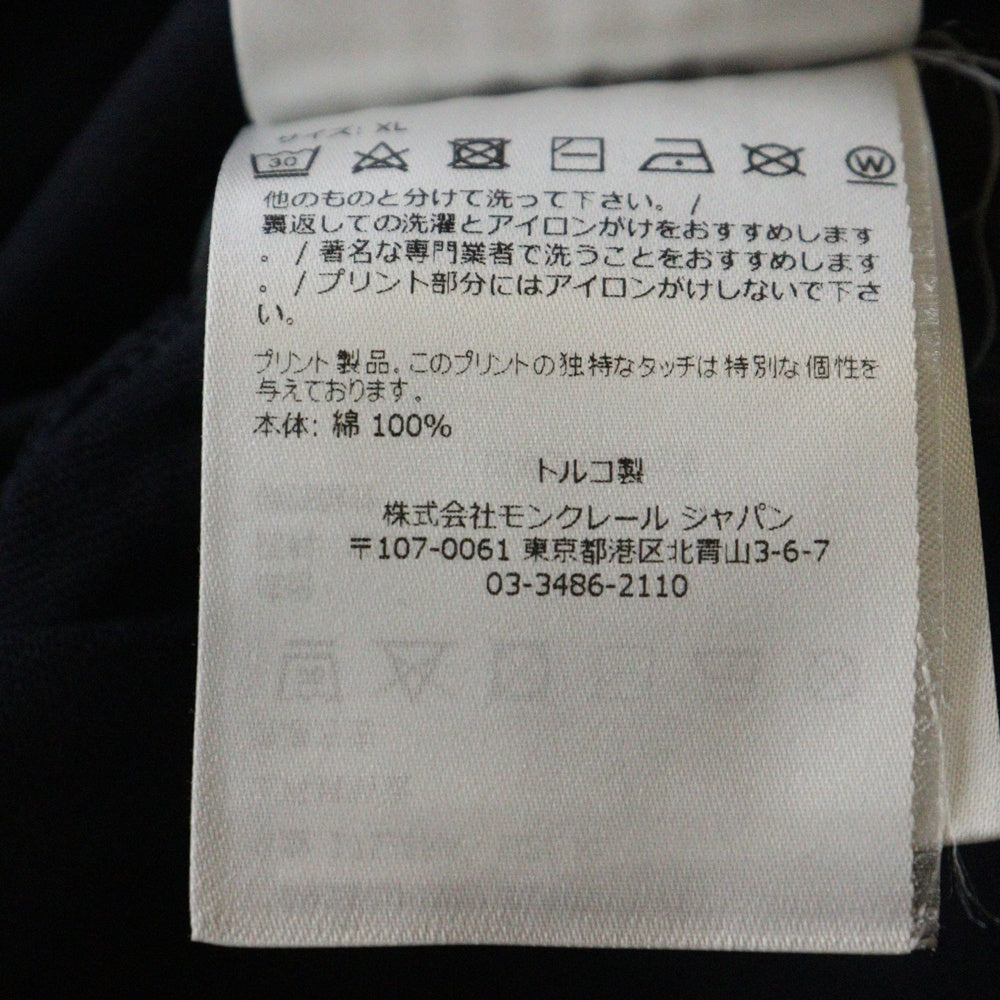 MONCLER(モンクレール) LOGO TEE ロゴ 半袖クルーネックTシャツ ネイビー I20918C00047