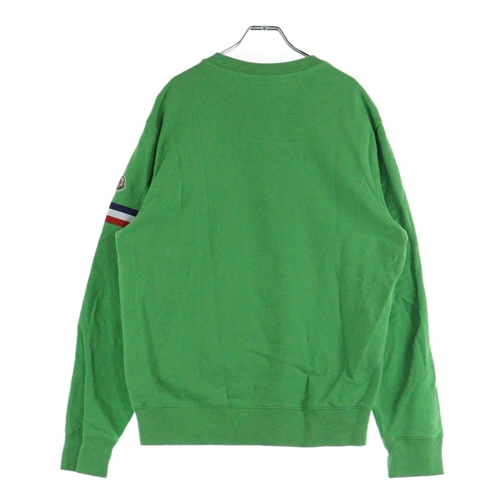 MONCLER(モンクレール) FELPA LOGO SWEATSHIRTS I10918G000005 フェルパ ロゴクルーネックスウェットトレーナー グリーン