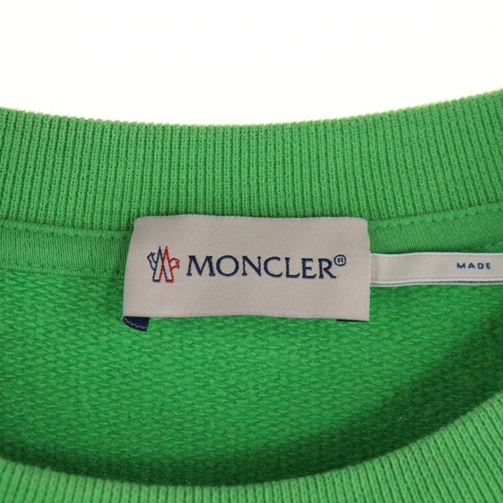 MONCLER(モンクレール) FELPA LOGO SWEATSHIRTS I10918G000005 フェルパ ロゴクルーネックスウェットトレーナー グリーン