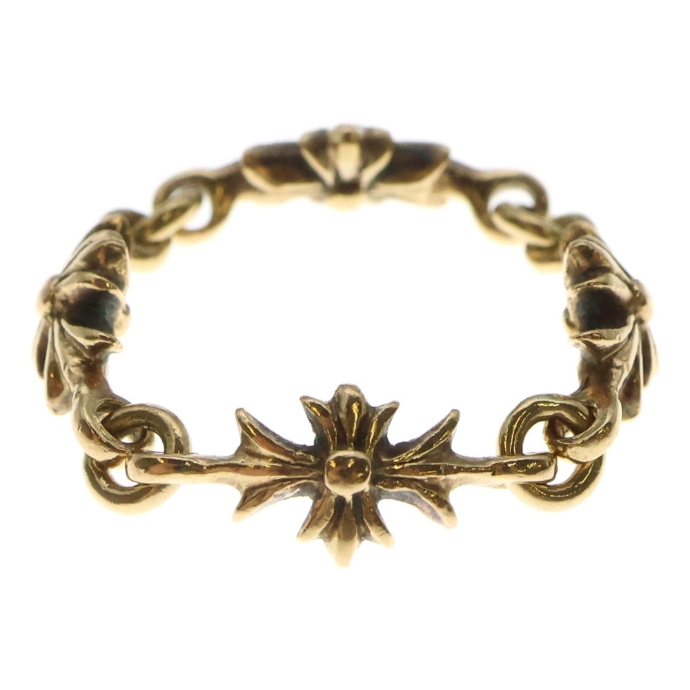 CHROME HEARTS(クロムハーツ) 22K TINY E CH PLS BAND タイニーECHプラスバンド リング ゴールド
