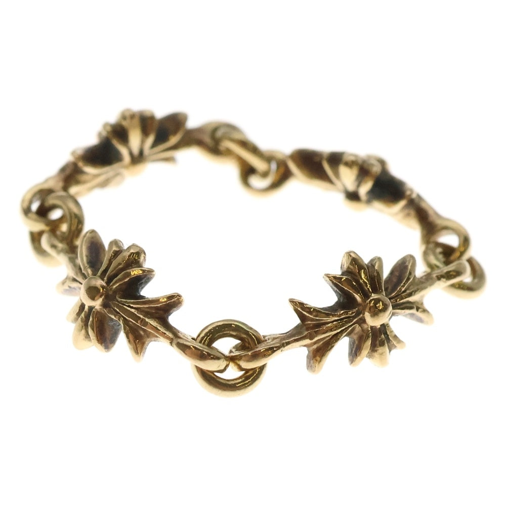 CHROME HEARTS(クロムハーツ) 22K TINY E CH PLS BAND タイニーECHプラスバンド リング ゴールド